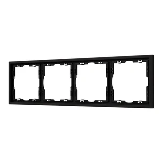 Фото #1 товара Рамка пластиковая FRM-NOBE-SFPL-4-BK (Arlight, -)