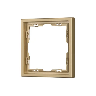 Фото #1 товара Рамка пластиковая FRM-NOBE-SFPL-1-GD (Arlight, -)