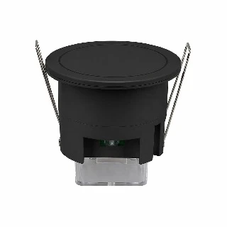 Фото #1 товара Датчик присутствия PRIME-RP-BUILT-R76-1000W (черный, 230V, 4A, MULTI, IP54) (Arlight, IP54 Пластик, 5 лет)