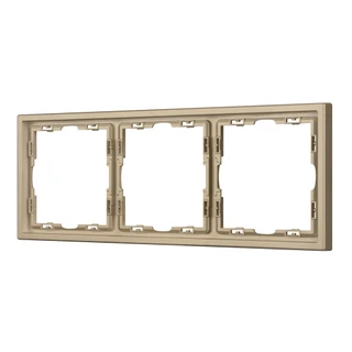 Фото #1 товара Рамка пластиковая FRM-NOBE-SFPL-3-GD (Arlight, -)