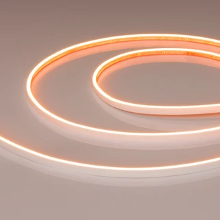 Фото #1 товара Светодиодная лента герметичная VELA-M240-2.5x6mm 24V Warm2400 (5 W/m, IP65, 5m) (Arlight, узкая)