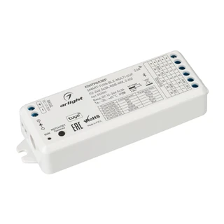 Фото #1 товара Контроллер SMART-TUYA-BLE-MULTI-SUF (12-24V, 5x3A, RGB-MIX, 2.4G) (Arlight, IP20 Пластик, 5 лет)