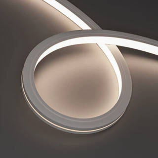 Фото #1 товара Светодиодная лента герметичная MOONLIGHT-TOP-X280-16x16mm 24V Day4000 (10 W/m, IP67, 0,5m wire x1) (Arlight, Образец)