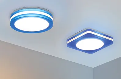 Уникальные светодиодные светильники Arlight SOL с синим контуром
