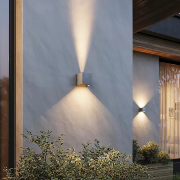 Светильник LGD-PERAN-WALL-S120x120-6W Warm3000 (BK, 0-80 deg, 230V) (Arlight, IP65 Бетон, 3 года)