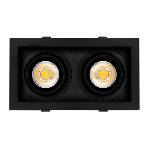 Светильник MS-VORTEX-BUILT-S210x117-2x20W Warm3000 (BK-BK, 40 deg, 230V) (Arlight, IP20 Металл, 5 лет)