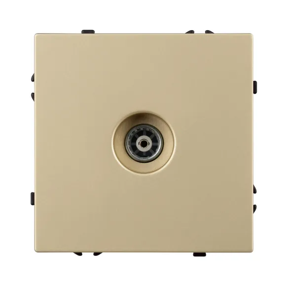 Механизм телевизионной розетки SCT-NOBE-MTV1-SFPL-GD (Arlight, Золотой песок)