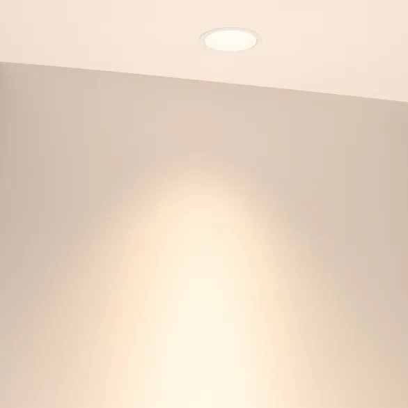 Светильник MS-ARADO-BUILT-R75-12W Warm3000 (WH-WH, 24 deg, 230V) (Arlight, IP20 Металл, 5 лет)