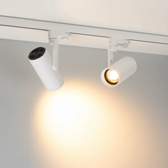 Светильник LGD-URANUS-4TR-R75-18W/25W Warm3500-MIX (WH, 20-50 deg, side holder, 230V) (Arlight, IP20 Металл, 5 лет)