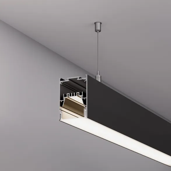 Профиль IP-LINE-5475-2000 BLACK (Arlight, Алюминий)