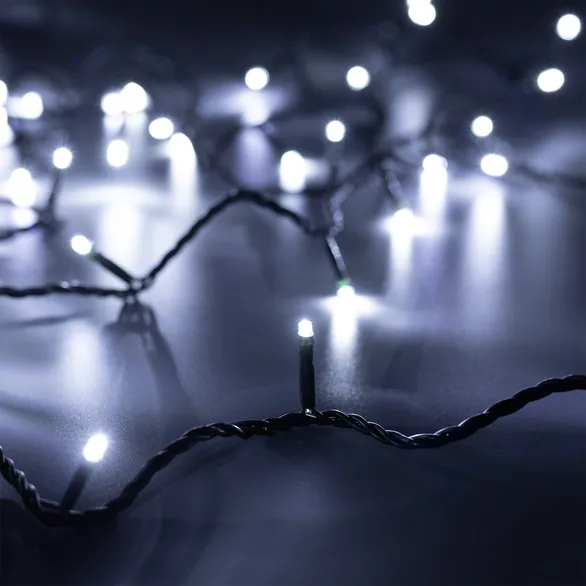 Светодиодная гирлянда ARD-STRING-HOME-5000-GREEN-50LED-STD WHITE (230V, 3.5W) (Ardecoled, IP20)