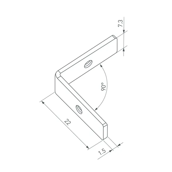 Соединитель профиля FANTOM-W49-90L Set (Arlight, Металл)