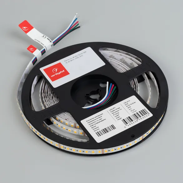 Светодиодная лента UL-A140-10mm 24V Warm3000 (5-20 W/m, IP20, 5m) (Arlight, -)