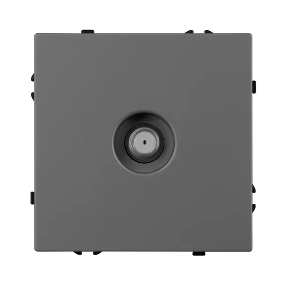 Механизм спутниковой розетки SCT-NOBE-MST1-SFPL-GR (SAT) (Arlight, Серый базальт)