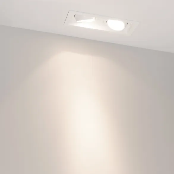 Светильник MS-VORTEX-BUILT-S170x90-2x12W Day4000 (WH-WH, 20 deg, 230V) (Arlight, IP20 Металл, 5 лет)