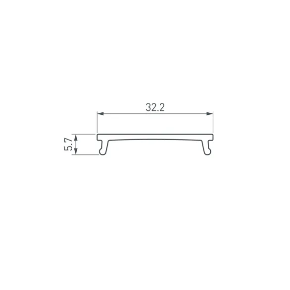 Экран LINIA32-FANTOM-MID-2000 OPAL (Arlight, Пластик)