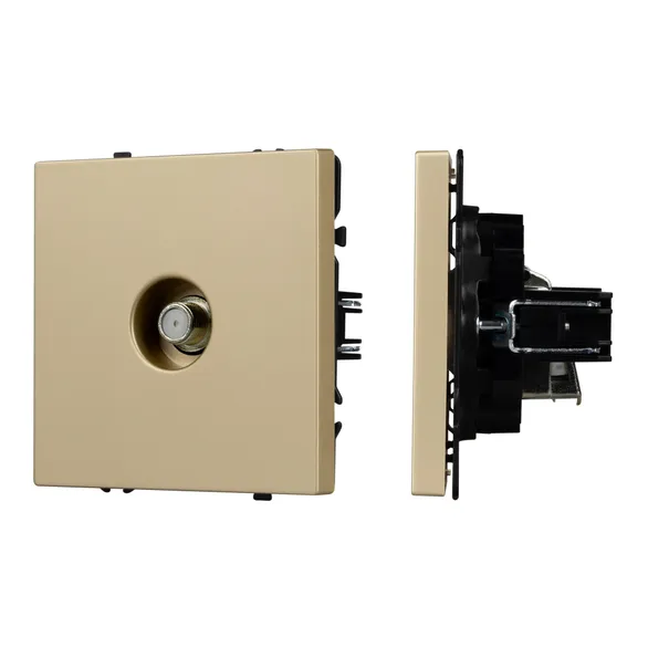 Механизм спутниковой розетки SCT-NOBE-MST1-SFPL-GD (SAT) (Arlight, Золотой песок)