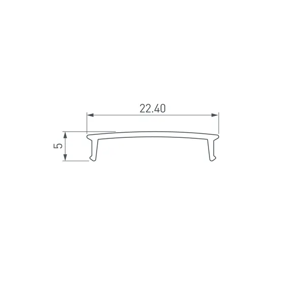 Экран COMFORT21-V-FANTOM-2000 OPAL (Arlight, Пластик)