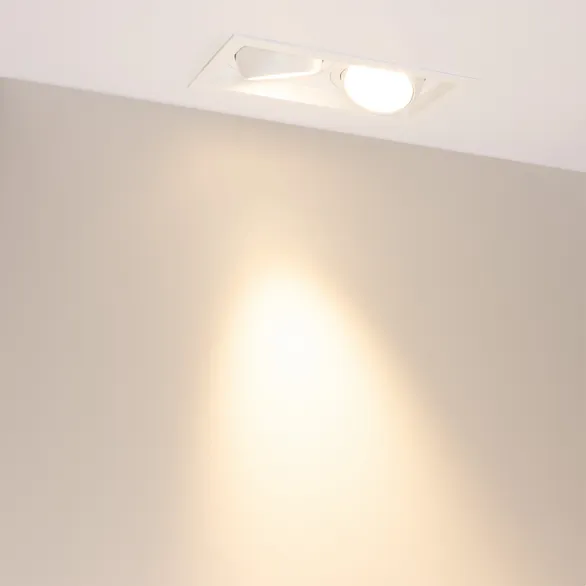 Светильник MS-VORTEX-BUILT-S250x140-2x30W Warm3000 (WH-WH, 30 deg, 230V) (Arlight, IP20 Металл, 5 лет)