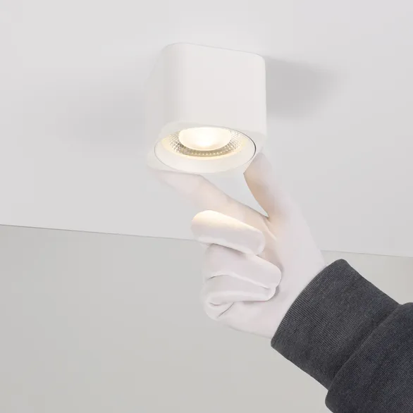 Светильник SP-DICE-S78x78-10W Warm3000 (WH, 24 deg, 230V) (Arlight, IP54 Металл, 5 лет)