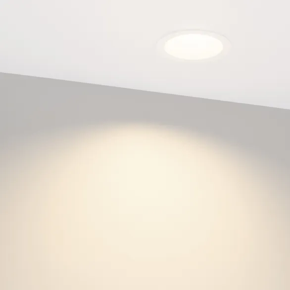 Светильник MS-DROP-BUILT-R84-8W Day4000 (WH, 85 deg, 230V) (Arlight, IP54 Металл, 5 лет)