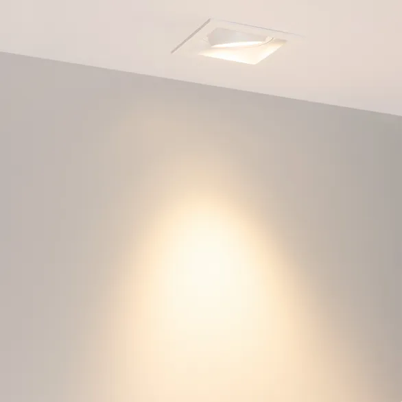 Светильник MS-VORTEX-BUILT-S117x117-20W Warm3000 (WH-WH, 40 deg, 230V) (Arlight, IP20 Металл, 5 лет)