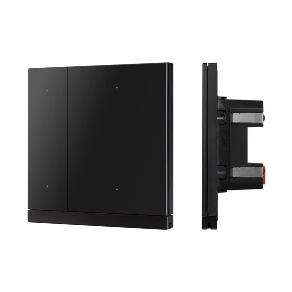 INTELLIGENT ARLIGHT Механизм панели KNX-302-22-IN Black (Bus) (IARL, IP20 Пластик, 2 года)