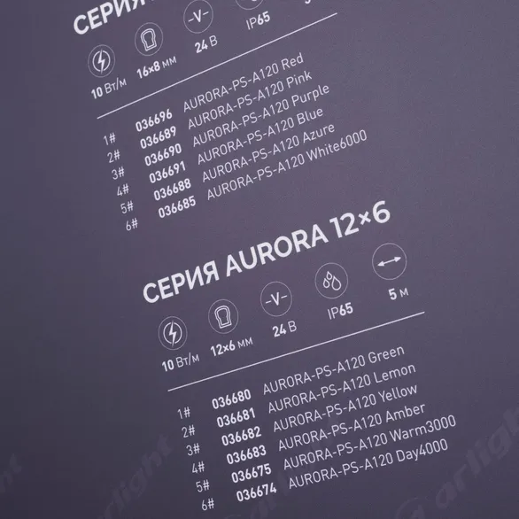 Стенд Гибкий Неон AURORA-830x600mm (230V) (Arlight, -)