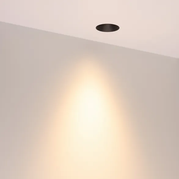 Светильник безрамочный DL-INTRAL-R63-8W Warm3000 (Черный RAL9005, 50 deg, 230V) (Arlight, IP20 Металл, 5 лет)