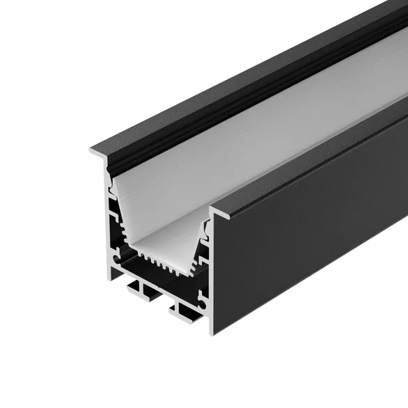 Профиль LINIA45-F-TRAY-2000 BLACK (Arlight, Алюминий)