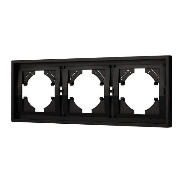 Рамка пластиковая FRM-TENDO-PL-3-BK (Arlight, -)