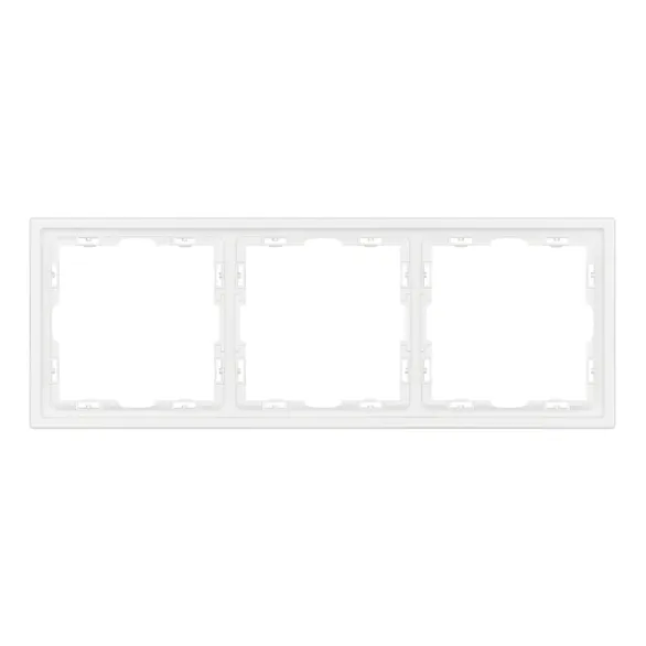 Рамка пластиковая FRM-NOBE-SFPL-3-WH (Arlight, -)