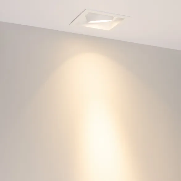 Светильник MS-VORTEX-BUILT-S140x140-30W Warm3000 (WH-WH, 17 deg, 230V) (Arlight, IP20 Металл, 5 лет)