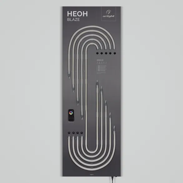 Стенд Гибкий Неон ARL-BLAZE-1760x600mm (DB 3мм, пленка, лого) (Arlight, -)