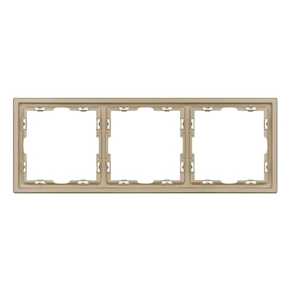 Рамка пластиковая FRM-NOBE-SFPL-3-GD (Arlight, -)