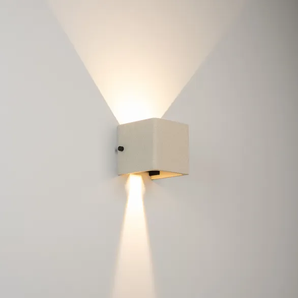 Светильник LGD-PERAN-WALL-S120x120-6W Warm3000 (WH, 0-80 deg, 230V) (Arlight, IP65 Бетон, 3 года)