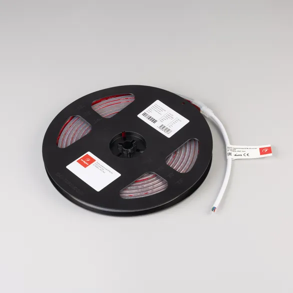 Светодиодная лента герметичная RTW-PS-A140-12mm 24V Warm2400 (4-18 W/m, IP67, 5m) (Arlight, CRI>90)