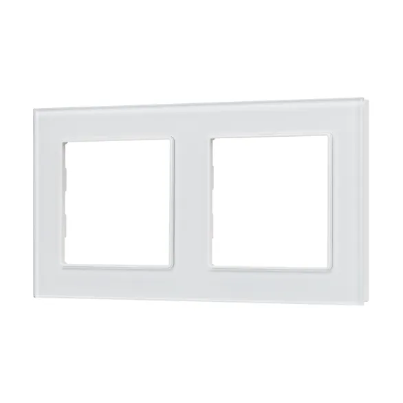 Рамка стеклянная FRM-GLARE-GS-2-WH (Arlight, -) 043796 - купить от Arlight