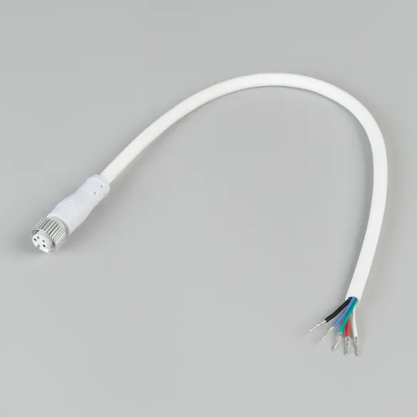Коннектор питания ARL-WAVE-1615-CON-POWER-FEMALE-5PIN-WHT (Arlight, IP67 Пластик, 3 года)