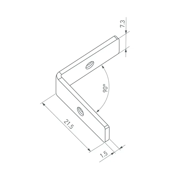 Соединитель профиля FANTOM-W23-L90 Set (Arlight, Металл)