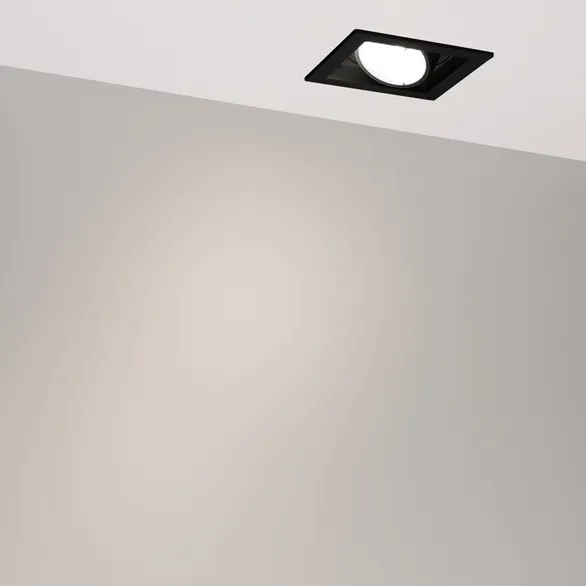 Светильник MS-VORTEX-BUILT-S117x117-20W Day4000 (BK-BK, 40 deg, 230V) (Arlight, IP20 Металл, 5 лет)