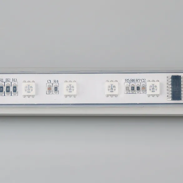 Светодиодная лента DMX-5000P-5060-60 24V Cx6 RGB (14mm, 12.5W, IP66) (Arlight, Закрытый, IP66)