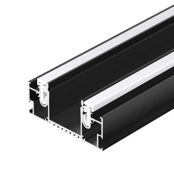 Профиль STRETCH-32-CEIL-CENTER-2000 BLACK (Arlight, Алюминий)