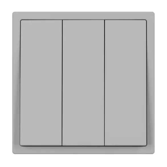 Механизм выключателя трехклавишный непроходной SWT-NOBE-MK03-SFPL-IS (230V, 10A) (Arlight, Никель)