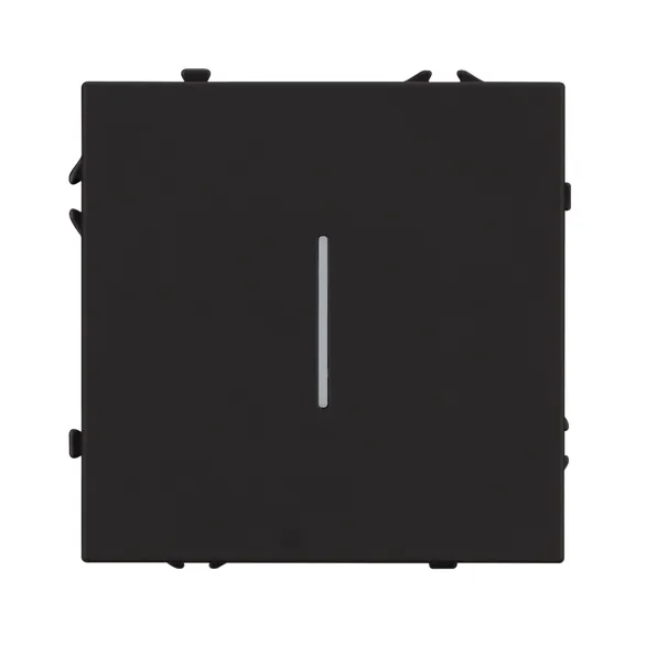 Механизм выключателя одноклавишный непроходной LED SWT-NOBE-MK01-SFPL-L-BK (230V, 10A) (Arlight, -)