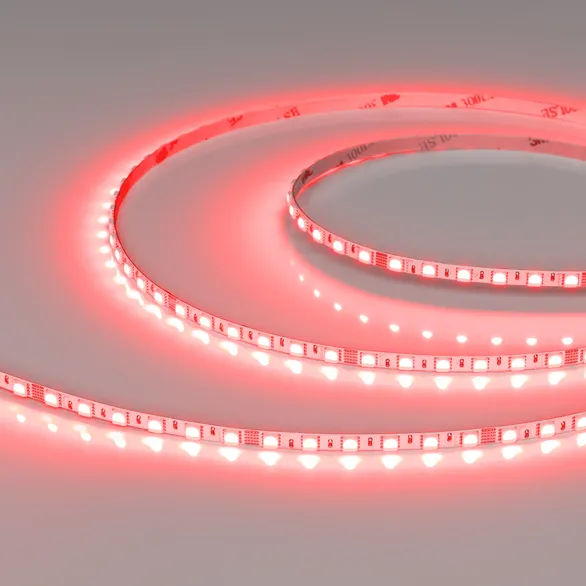 Светодиодная лента RT-H96-5mm 24V RGBW-White-4-in-1 (10 W/m, IP20, 5m) (Arlight, узкая)