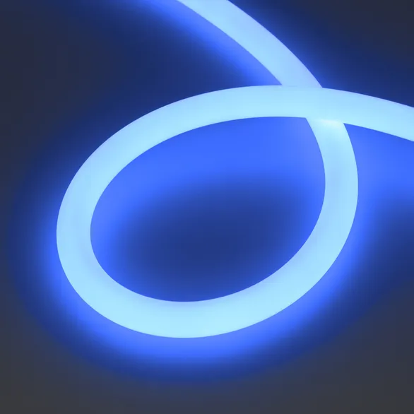 Светодиодная лента герметичная MOONLIGHT-TOP-G280-D18mm 24V RGB 360deg (13 W/m, IP65, 3838, 5m, wire x1) (Arlight, Вывод прямой, 3 года)