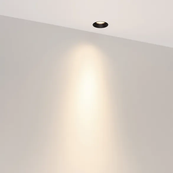 Светильник безрамочный DL-INTRAL-R39-6W Day4000 (Черный RAL9005, 15 deg, 230V) (Arlight, IP20 Металл, 5 лет)