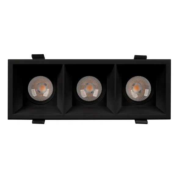 Светильник MS-FLOW-BUILT-S230x85-3x6W Warm3000 (BK, 15 deg, 230V) (Arlight, IP20 Металл, 5 лет)