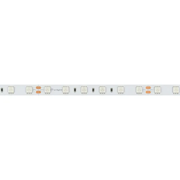 Светодиодная лента RT-B60-10mm 24V Orange (14.4 W/m, IP20, 5060, 5m) (Arlight, 14.4 Вт/м, IP20)